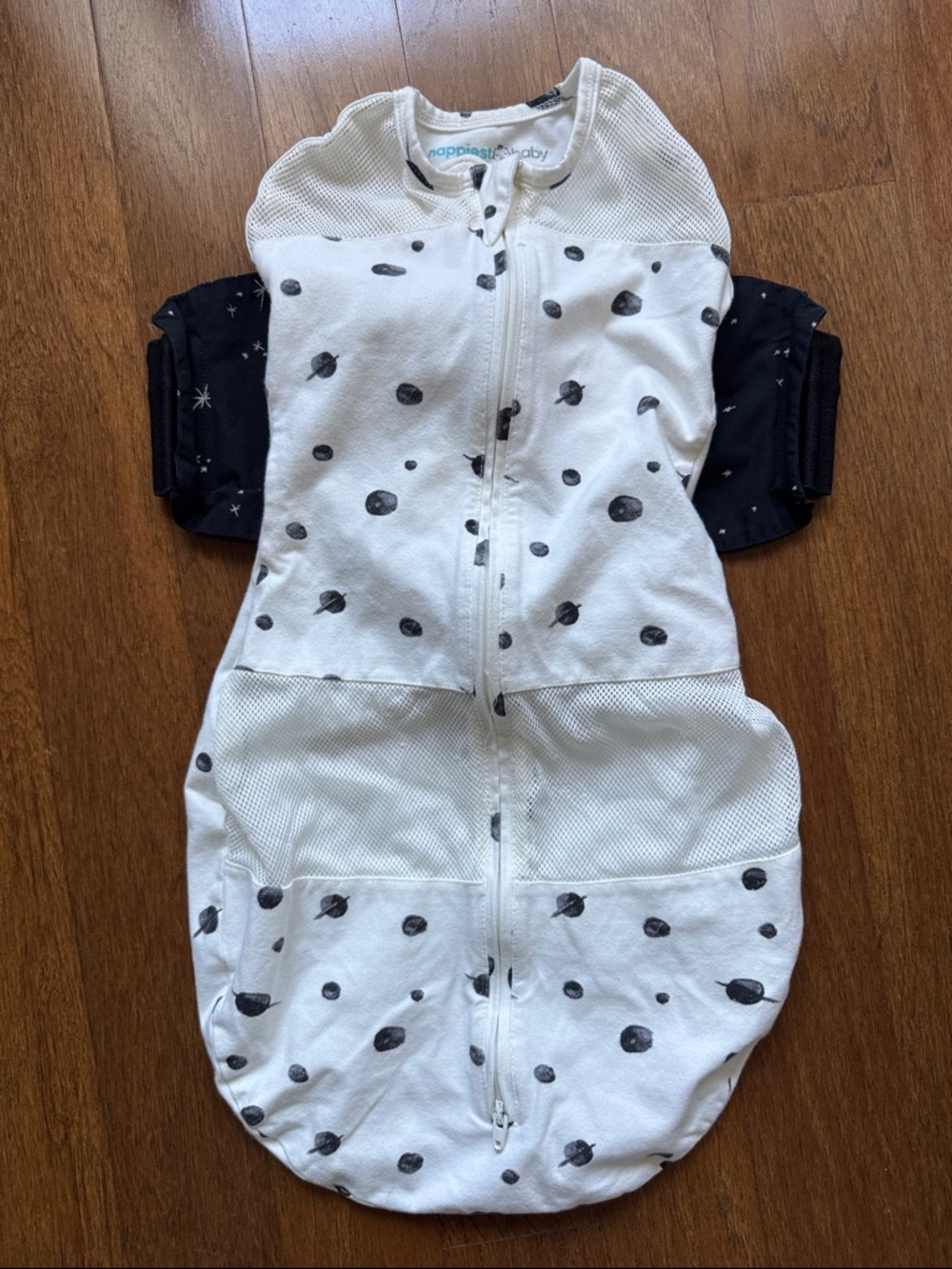 Snoo Happiest baby White & Black Space Print Swaddle Sleep Sack